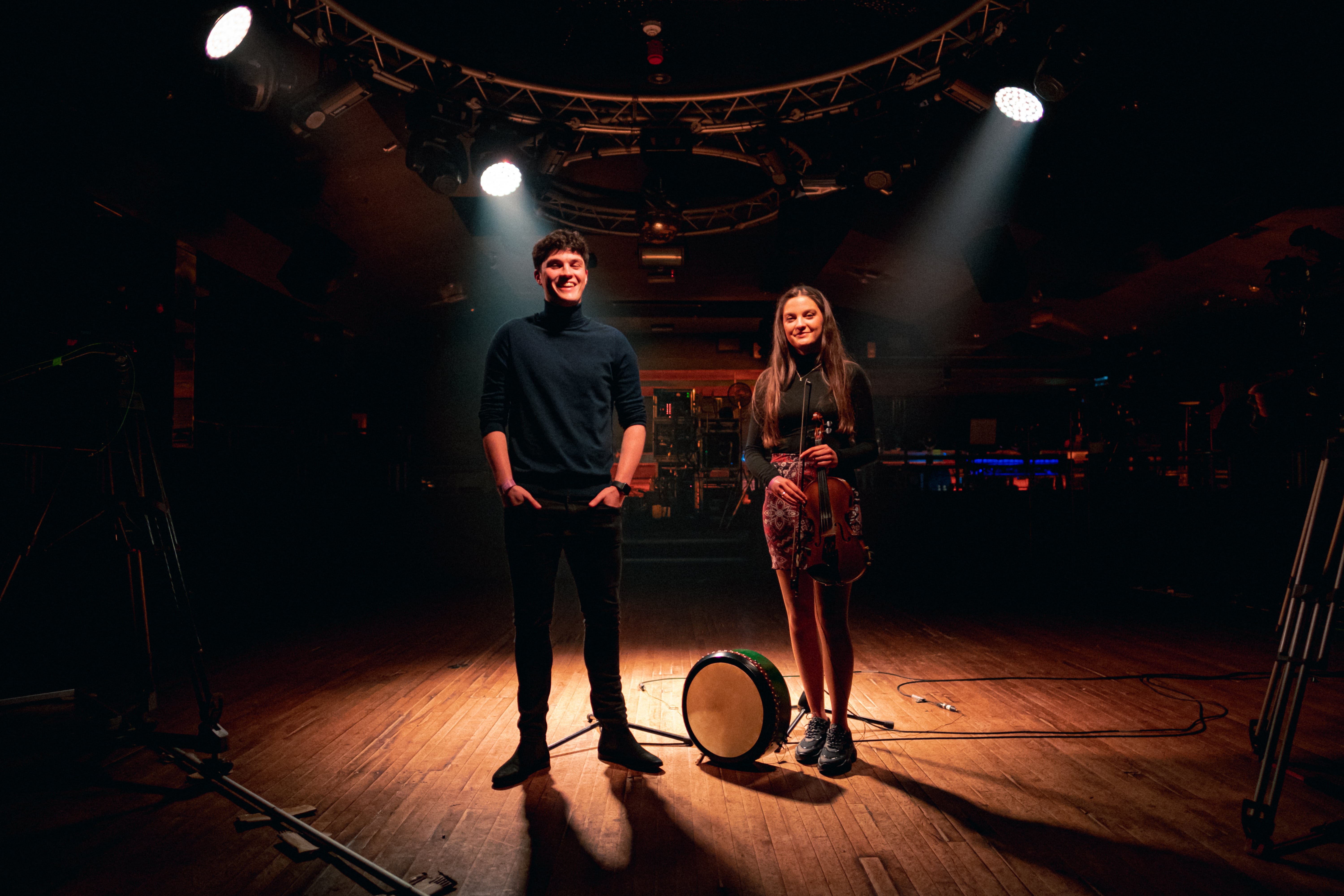 Séamus and Caoimhe Uí Fhlatharta